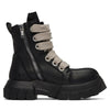 Individual Zipper Leather Boots