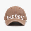 Letter Graffiti Curved Brim Soft Top Cap