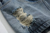 Men’s Denim Shorts - Multi-Pocket Ripped