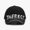 Letter Graffiti Curved Brim Soft Top Cap