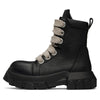 Individual Zipper Leather Boots