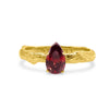 Crimson Veil Ring Gold