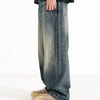 Vintage Denim Style Wide Leg Jeans