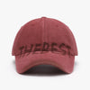 Letter Graffiti Curved Brim Soft Top Cap