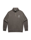 Crest Faded Relax Half Zip Sweater