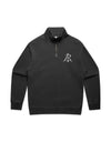 Crest Faded Relax Half Zip Sweater