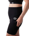 Maternity & Postnatal Active Support Cycling Shorts | Black