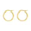 Plain Hoops Gold