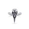 Raven Bird Skull Ring