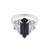 Repent Medieval Black Gemstone Ring