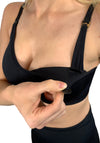 Everyday Seamfree Maternity and Nursing Bra | B to F Cup | Black