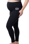 Maternity & Postnatal Active Support Leggings | Black