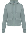 Organic Full Zip Hooded Sweatshirt: Womens