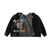 Graffiti Stitching Jacket