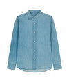 Organic Cotton Long Sleeve Denim Shirt: Womens