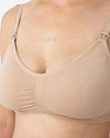 Everyday Seamfree Maternity and Nursing Bra | B to F Cup | Beige