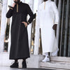 Islamic Men's Long Thobe Eminence QL in Cream and Gold