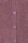 Yumi Purple Marl Knit Cardigan