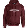 Burgundy Custom Great Value Players Couture Men's Basic Hoodie