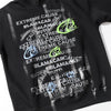 Fashion Letter Printed Graffiti Streetwear Hoodie with Bold Typography