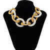 JEMA Gold Chunky Metallic Necklace