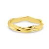 Oceanic Wave Gold Ring